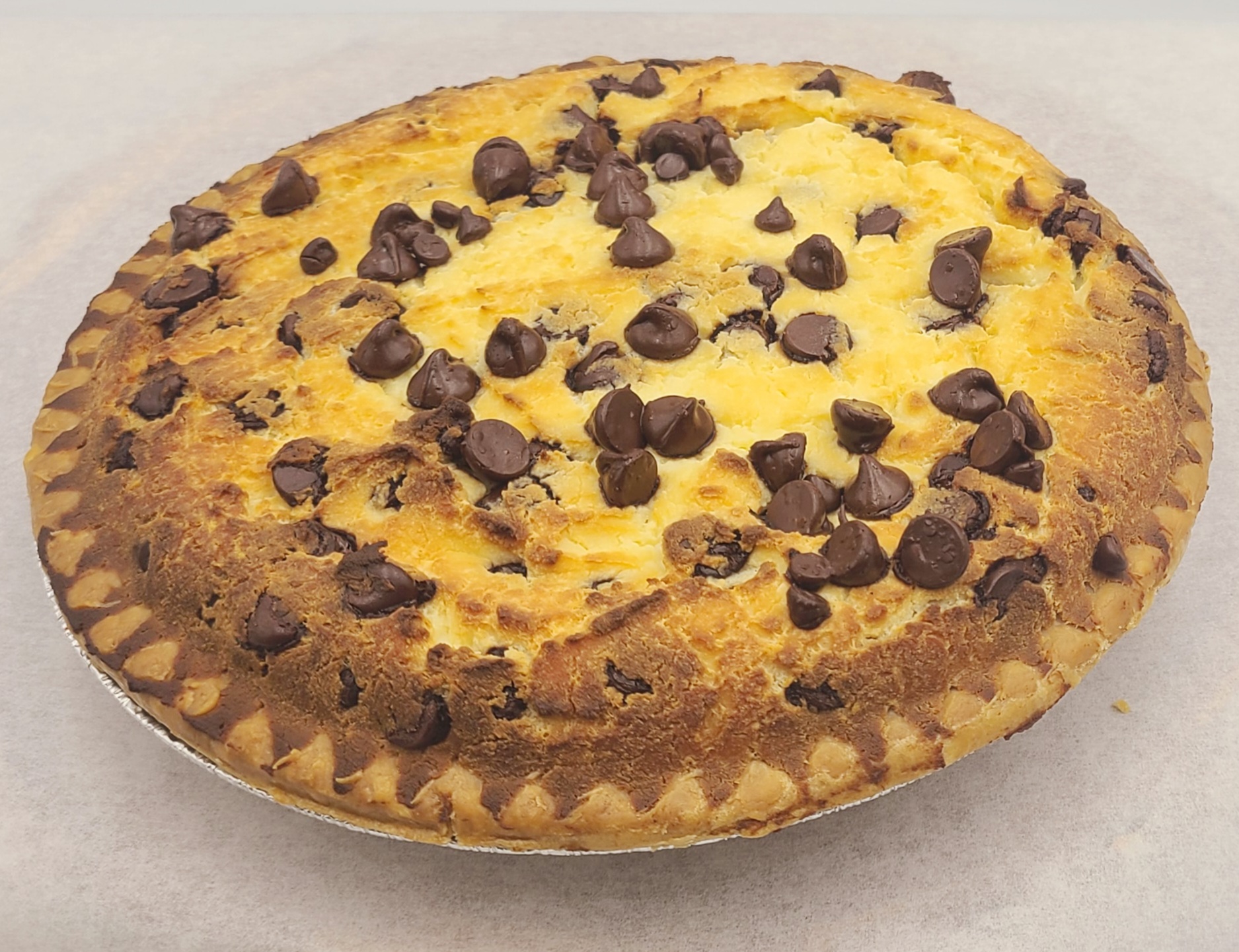 Chocolate Chip Riccotta Pie - B.F. Mazzeo